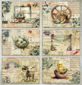 Listing 3 of 4 for - A5 - Paper/Card Stock - Spring Beginnings - 12pcs - 140gsm