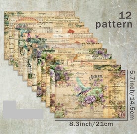 Listing 4 of 4 for - A5 - Paper/Card Stock - Spring Beginnings - 12pcs - 140gsm