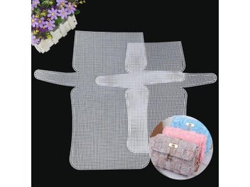 Listing 3 of 9 for Plastic Mesh Cloth For Bag Making DIY Handcraft Bags Weaving Material Latch
