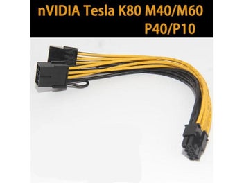 Listing 3 of 9 for 18AWG 8Pin To Dual 8Pin(6 2) Power Cable GPU Power Cable For Tesla K80 M40 M60