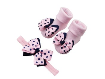 Listing 8 of 10 for Baby Infant Toddler Girls Socks Hair Belt Anti-slip Cute Soft