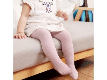 Listing 7 of 12 for Spring Newborn Baby Girl Solid Color Knitted Stocking Soft Cotton Warm