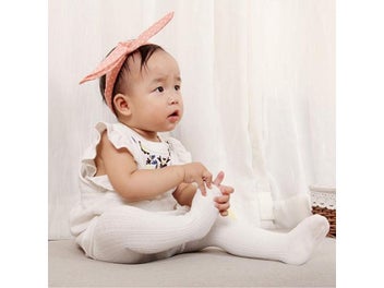 Listing 8 of 12 for Spring Newborn Baby Girl Solid Color Knitted Stocking Soft Cotton Warm