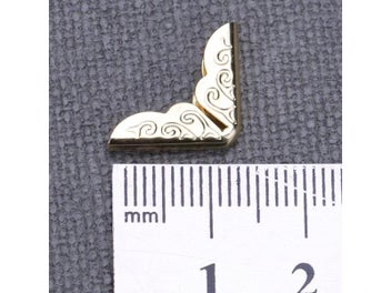 Listing 7 of 9 for 100pcs Tone Scrapbooking Albums Corner Protectors Card File Menu Metal Book