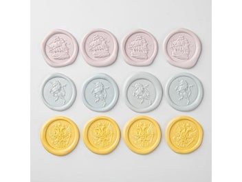 Listing 6 of 9 for 100 PCs Seal Stamp Wax Literary Invitation Wedding Birthday Invitation Seal Wax