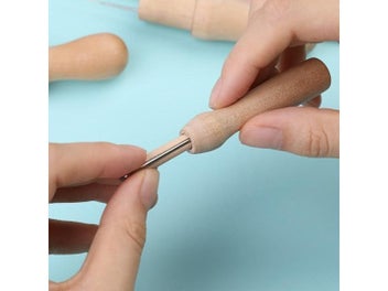 Listing 5 of 9 for RORGETO Wool Felting Needles Awl Craft DIY Tools Solid Wooden Handle Holder