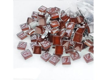 Listing 7 of 9 for 100g Colorful Glass Mosaic Tiles 1cm Square Mosaic Craft Materials For