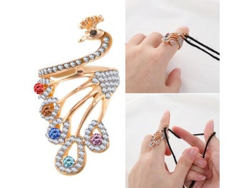 Listing 7 of 9 for New Hot Adjustable Crochet Ring Knitting Loop Crochet Loop Knitting Accessories