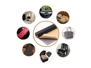 Listing 7 of 9 for Large Size 100x137cm Self Adhesive PU Leather Fabric Patch Sofa Repair Patches