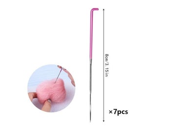 Listing 1 of 8 for LMDZ 7pcs Felting Needles Sewing Wool Felting Needles Artesanato Wool Felt