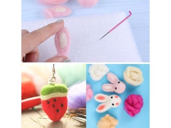 Listing 4 of 8 for LMDZ 7pcs Felting Needles Sewing Wool Felting Needles Artesanato Wool Felt