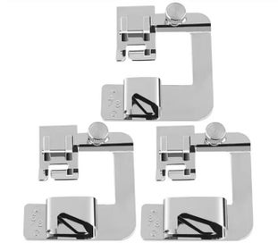 Listing 5 of 9 for 3Pcs Domestic Sewing Machine Foot Presser Rolled Hem Feet Set For Brother