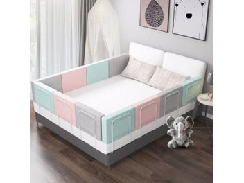 Listing 4 of 10 for Baby Bed Rail Newborn Bed Barrier Fence Bumper Anti-collision Guardrail