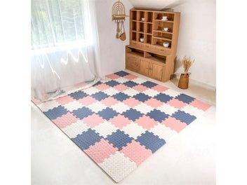 Listing 1 of 10 for 16 Pieces Thickening Baby Play Mat Splice Pad Collapsible Protecting Infants