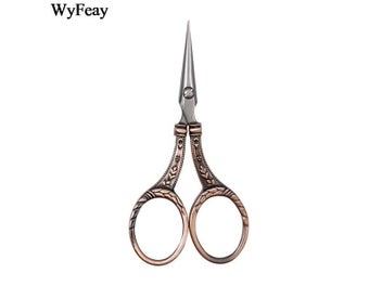 Listing 6 of 9 for Small Vintage Antique Retro Scissors For Cutting Embroidery Sewing Cross Stitch