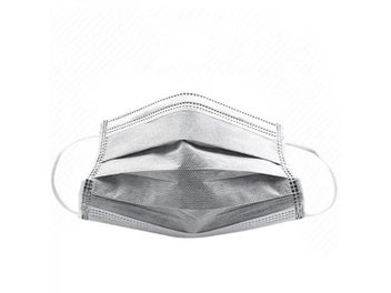 Listing 6 of 9 for 10-600PCS Masks Disposable Adults Gray Face Mask Non-wove Filter 3 Layer Ply