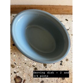 Listing 5 of 7 for Denby 'Homestead Brown' 2 casserole dishes w lids, and 1 vege serving dish