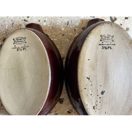 Listing 3 of 7 for Denby 'Homestead Brown' 2 casserole dishes w lids, and 1 vege serving dish