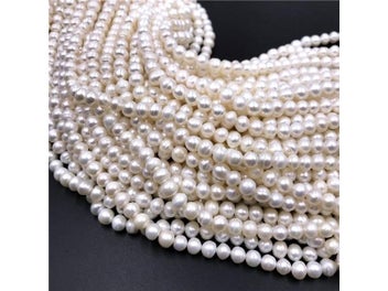 Listing 3 of 7 for Real Natural Pearls Beads Freshwater Pearl Bead Baroque Loose Perles For DIY