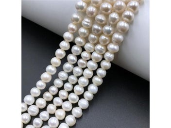 Listing 5 of 7 for Real Natural Pearls Beads Freshwater Pearl Bead Baroque Loose Perles For DIY