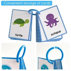 Listing 7 of 9 for Animals Montessori English Word Learning Flash Cards for Kids