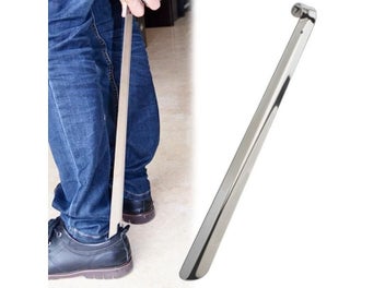 Listing 3 of 9 for Universal Portable Home Supply Stainless Steel Shoes Lifter Spoon Durable Tool