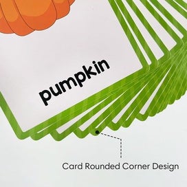 Listing 6 of 9 for Fruit Vegetable Montessori English Word Learning Flash Cards