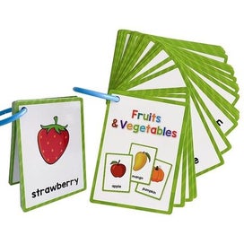 Listing 7 of 9 for Fruit Vegetable Montessori English Word Learning Flash Cards