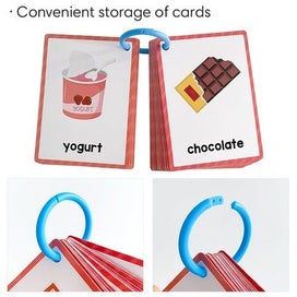 Listing 7 of 10 for Food Montessori English Word Learning Flash Cards for Kids