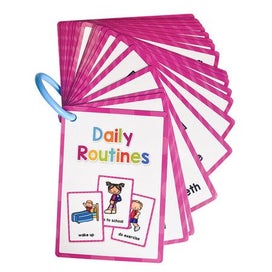 Listing 10 of 10 for Daily Routines Montessori English Word Learning Flash Cards