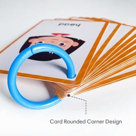 Listing 7 of 10 for Body Part Montessori English Word Learning Flash Cards for Kids