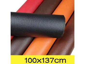 Listing 3 of 9 for Large Size 100x137cm Self Adhesive PU Leather Fabric Patch Sofa Repair Patches