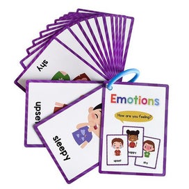 Listing 1 of 10 for Emotions Montessori English Word Learning Flash Cards for Kids