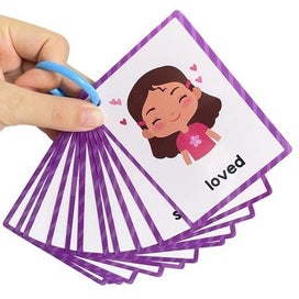 Listing 6 of 10 for Emotions Montessori English Word Learning Flash Cards for Kids