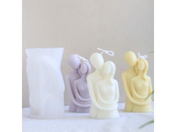 Listing 3 of 9 for Nordic Style Couple In Hug Statue Silicone Candle Mold For DIY Handmade Epoxy
