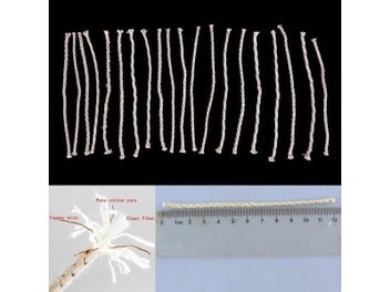 Listing 1 of 8 for 20pcs/lot Cotton Core Wick For Kerosene Alcohol Lamp Durable Wicks For DIY