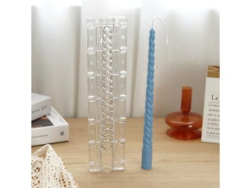 Listing 5 of 8 for DIY Long Spiral Pillar Candle Molds For Making Romantic Candle Dinner Injection
