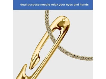 Listing 6 of 8 for 12/36Pcs Large Needle Eye Sewing Automatic Threading Embroidery Side Blind