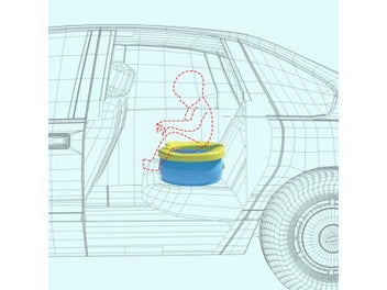 Listing 6 of 10 for Folding Travel Baby Toilet Pot Squatty Potty Urinal For Children Baby Pot Child