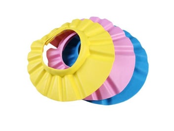 Listing 3 of 8 for Baby Shower Cap Baby Shampoo Cap Bathing Shower Cap