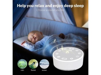 Listing 3 of 9 for White Noise Machine Portable Baby Sleep Machine Soothing Sounds Sleep Therapy