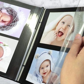 Listing 2 of 10 for Profile - Self-Adhesive Black Photo Album | 335 x 325mm | 5 pages (10 sides)