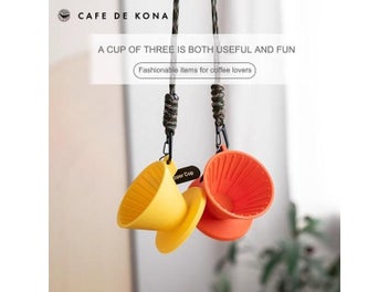Listing 3 of 10 for CAFEDE KONA MINI Three In One Coffee Tasting Cup Fashionable Portable Coffee
