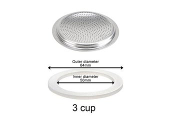 Listing 1 of 10 for Coffee Rubber Ring Italian Moka Pot Flexible Washer Gasket Ring Replacenent