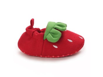 Listing 7 of 10 for Cute Strawberries Winter New Baby Booties Boy Girl Cotton Soft-Sole Non-Slip