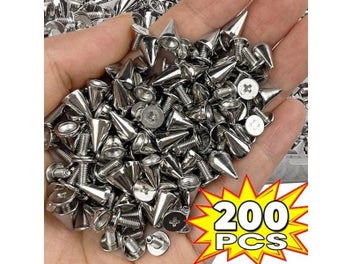 Listing 3 of 10 for Metal Round Cone Rivets For DIY Leather Garment Accessories