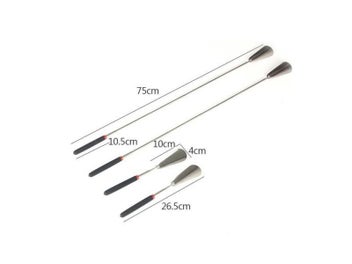 Listing 4 of 7 for Telescopic Steel Long Handle Professional Shoe Horn Flexible Long Handle