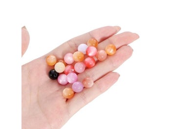 Listing 8 of 10 for 10/20Pcs/Lot 8/10/12mm Resin Imitation Cat Eye Round Beads For Handmade Making