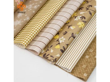 Listing 5 of 10 for DIY Patchwork Fabric Pink Rose Pattern Material For Hair Bows Sewing Quilt Doll