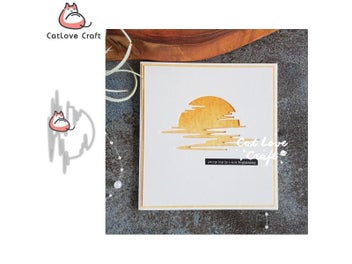 Listing 3 of 9 for Catlove Dusk Sunset Metal Cutting Dies Scrapbooking Mold Knife Stencil Die Cuts